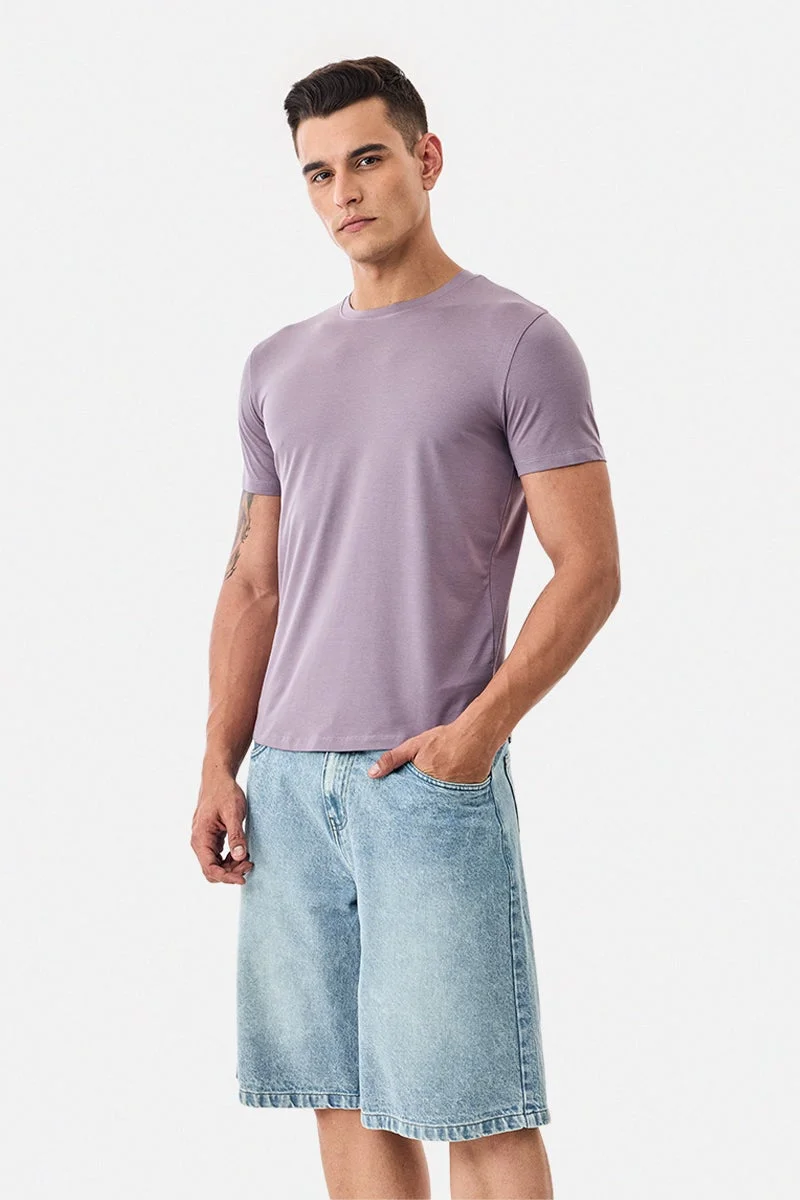 سنيتش تيشيرت بقصة عادية مطاطي